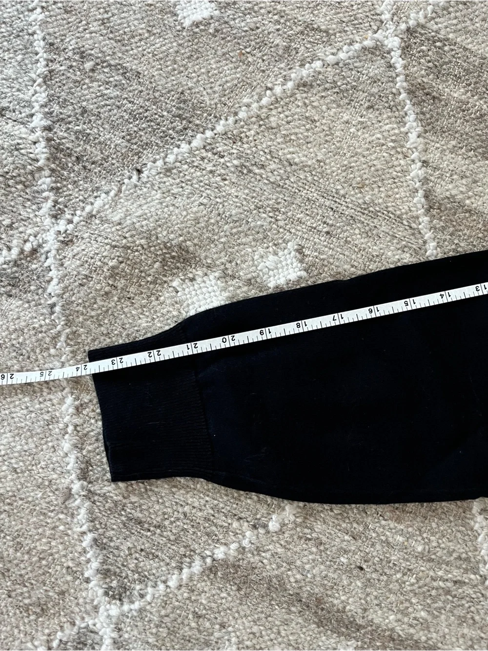 J. Crew Men's Black Crewneck Cotton Sweater